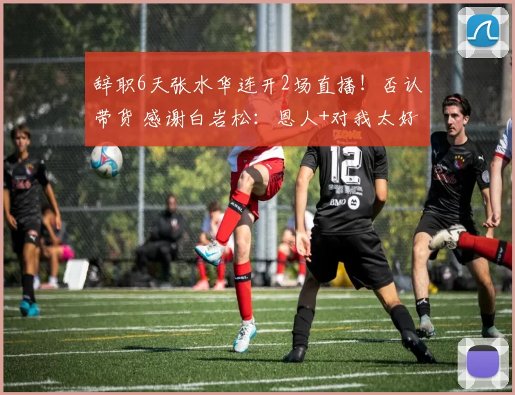 辞职6天张水华连开2场直播！否认带货 感谢白岩松：恩人+对我太好